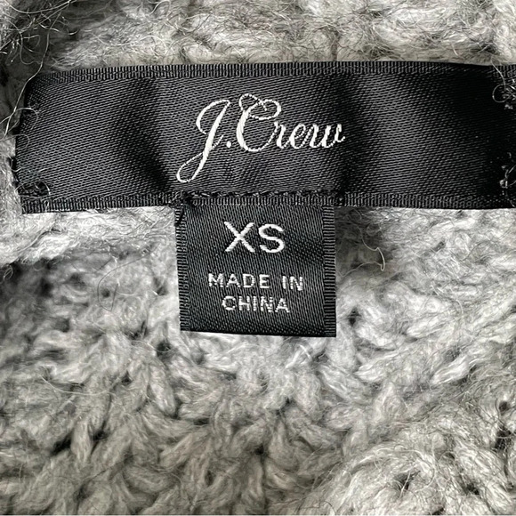 J Crew Pointelle Cable Knit Alpaca Blend Oversized Sweater - 29369 - Picture 11 of 12